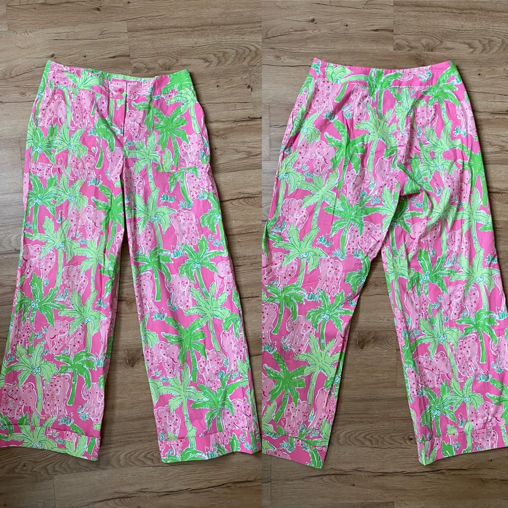 Lily Pulitzer Women’s Taboo Elephant Print Pants